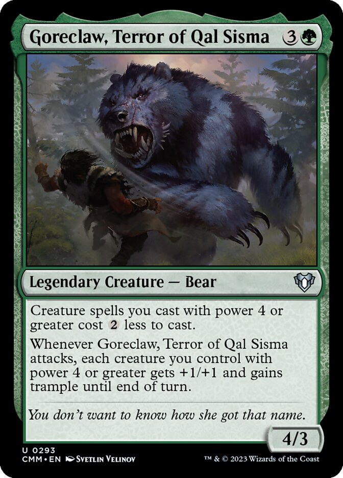 Goreclaw, Terror of Qal Sisma card image