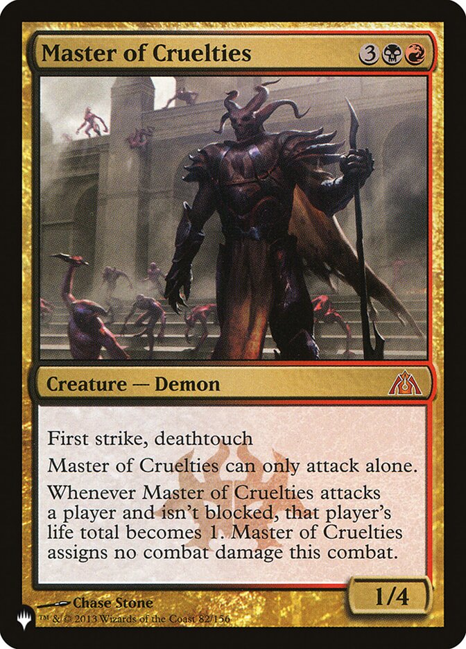 Master of Cruelties card image