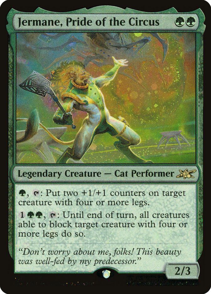 Jermane, Pride of the Circus card image