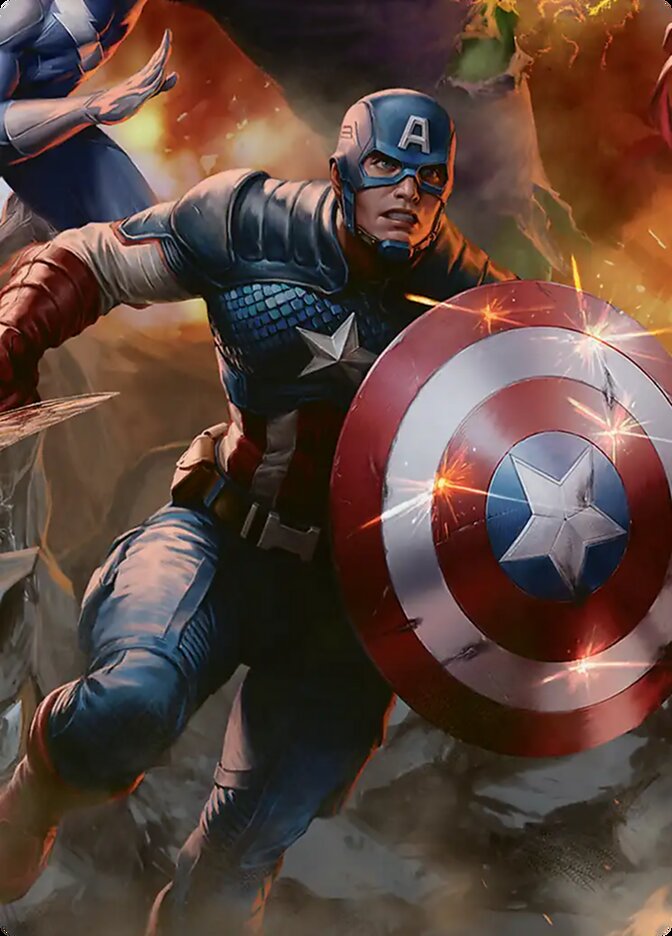 Captain America, Unbowed // Captain America, Unbowed card image