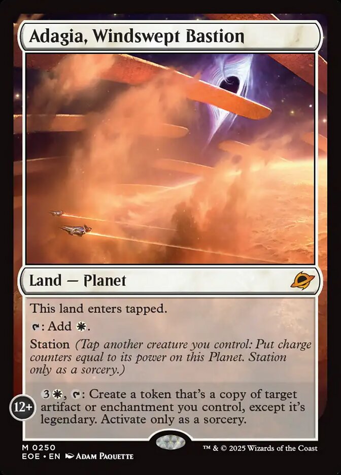 Adagia, Windswept Bastion card image