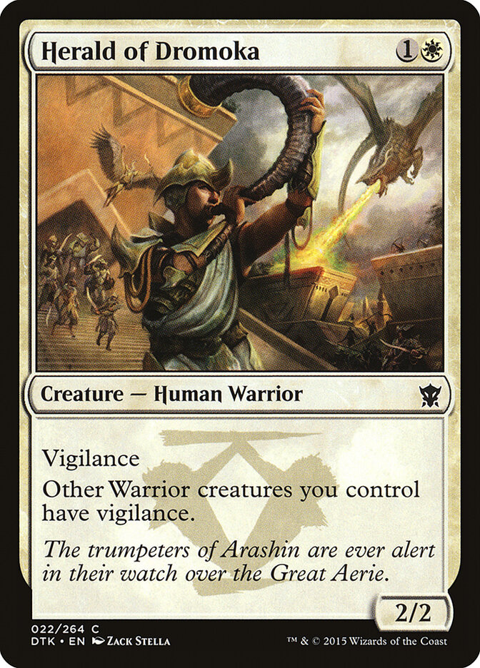 Herald of Dromoka card image