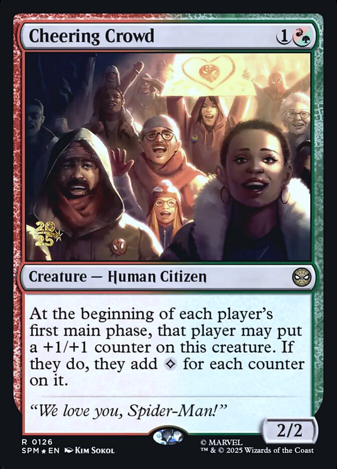 Cheering Crowd card image