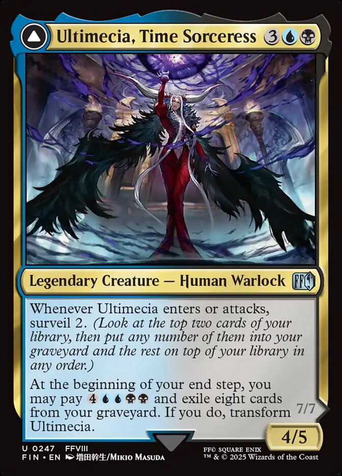 Ultimecia, Time Sorceress // Ultimecia, Omnipotent card image