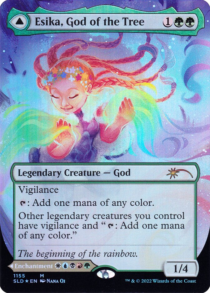 Esika, God of the Tree // The Prismatic Bridge card image