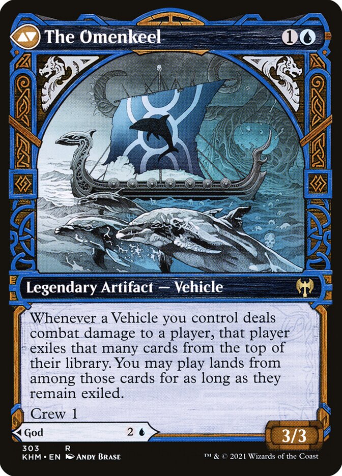 Cosima, God of the Voyage // The Omenkeel card image