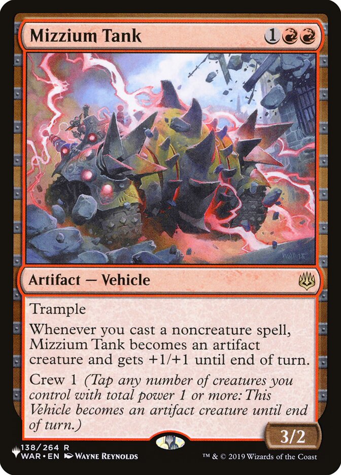 Mizzium Tank card image