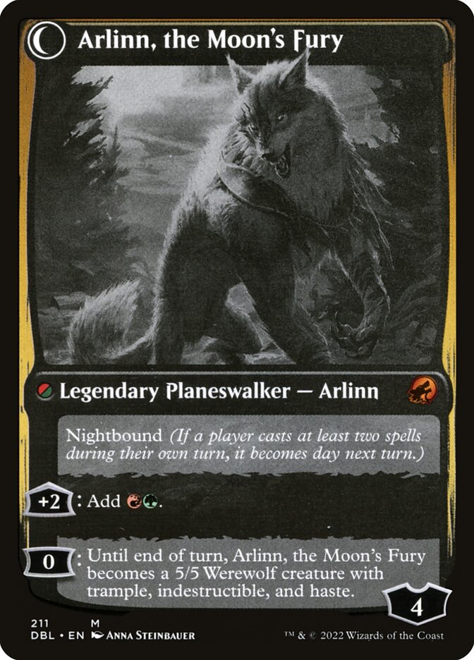 Arlinn, the Pack's Hope // Arlinn, the Moon's Fury card image
