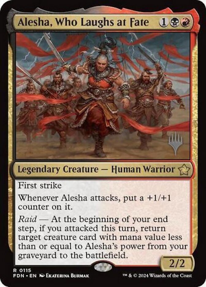Alesha, Who Laughs at Fate card image