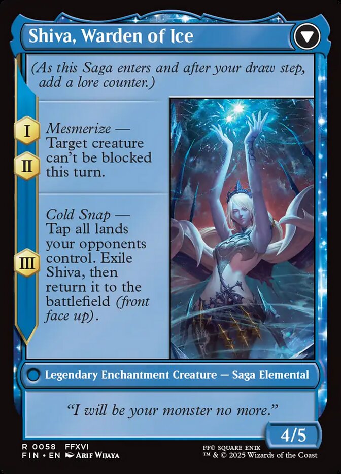 Jill, Shiva's Dominant // Shiva, Warden of Ice card image