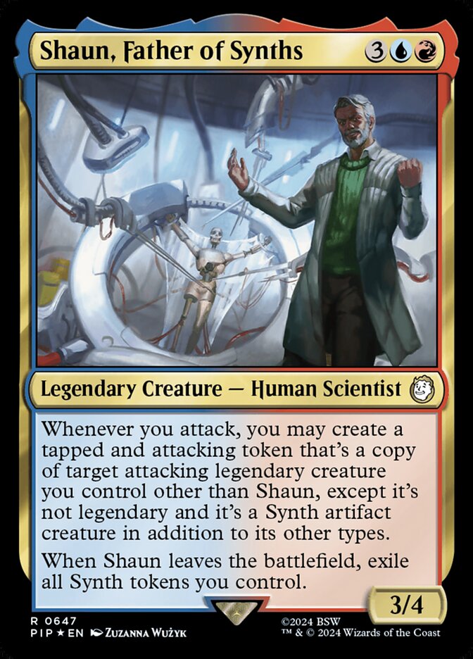 Shaun, Father of Synths card image