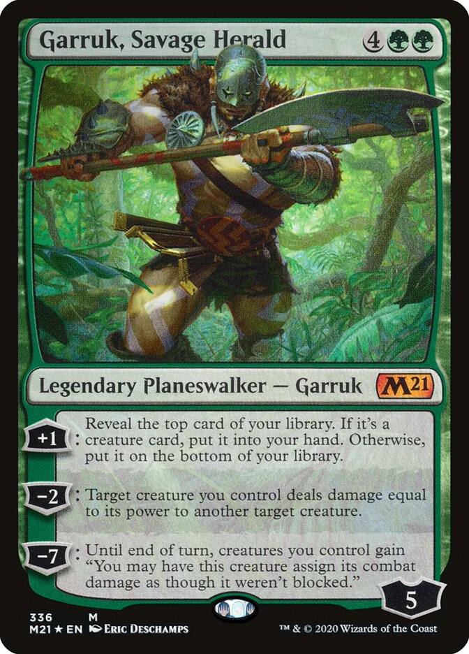 Garruk, Savage Herald card image