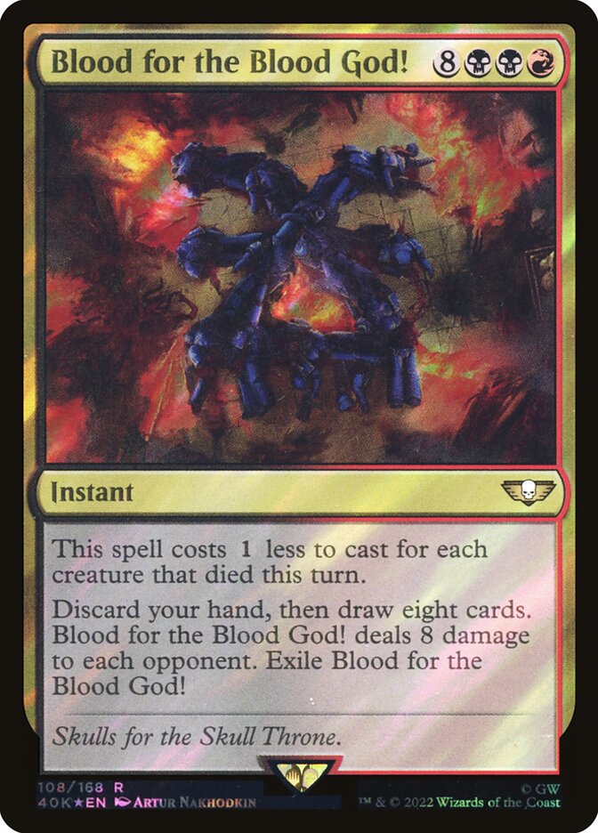 Blood for the Blood God! card image