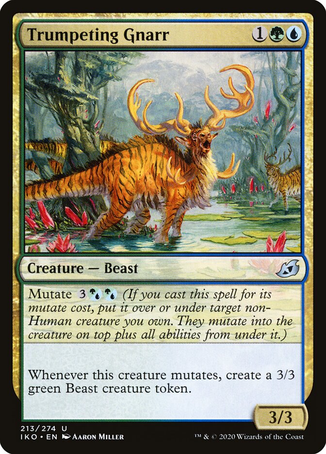 Trumpeting Gnarr card image