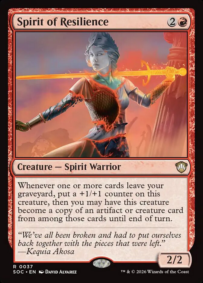 Spirit of Resilience card image