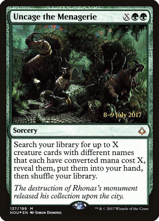 Uncage the Menagerie card image