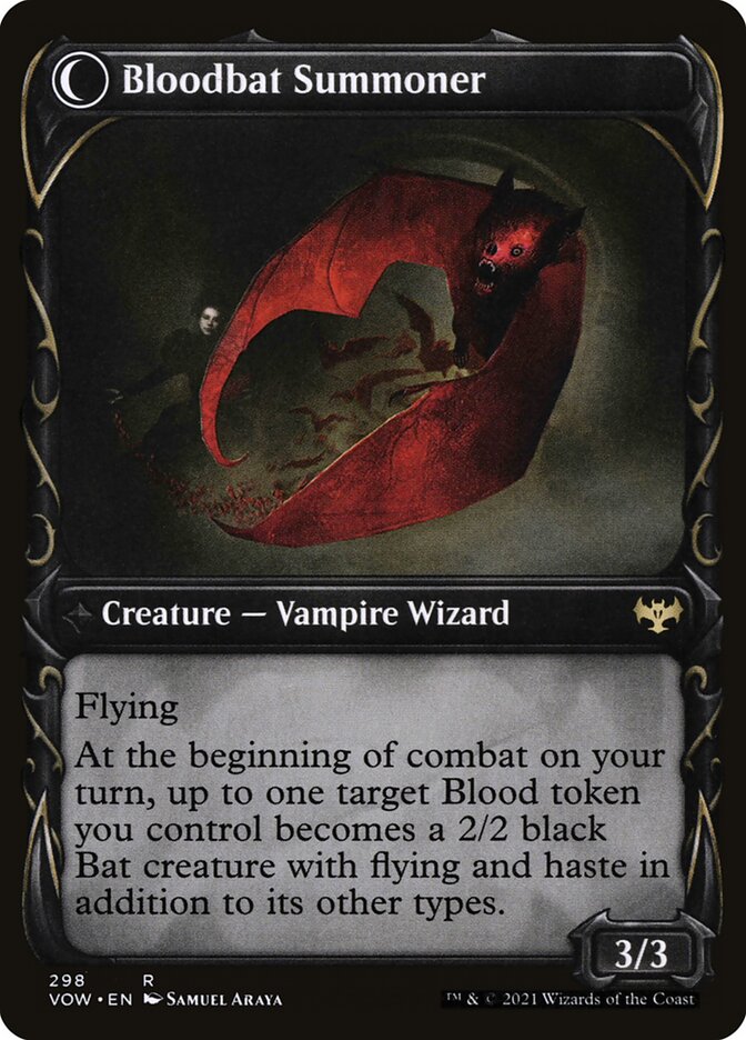 Voldaren Bloodcaster // Bloodbat Summoner card image