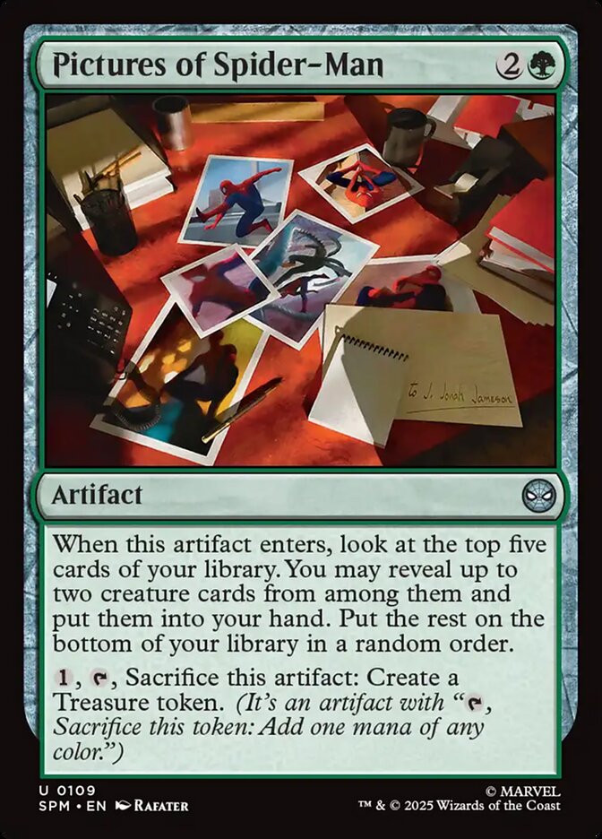 Pictures of Spider-Man card image