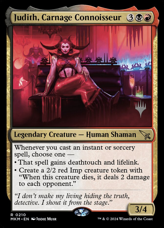 Judith, Carnage Connoisseur card image