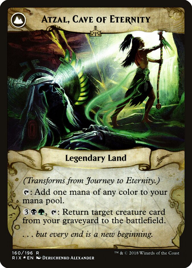 Journey to Eternity // Atzal, Cave of Eternity card image