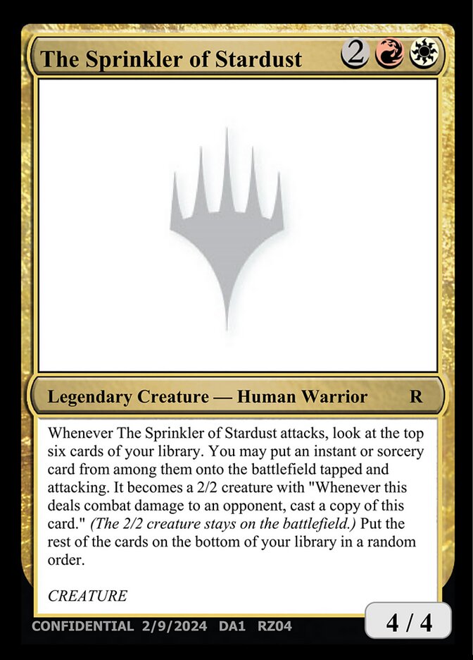 The Sprinkler of Stardust card image