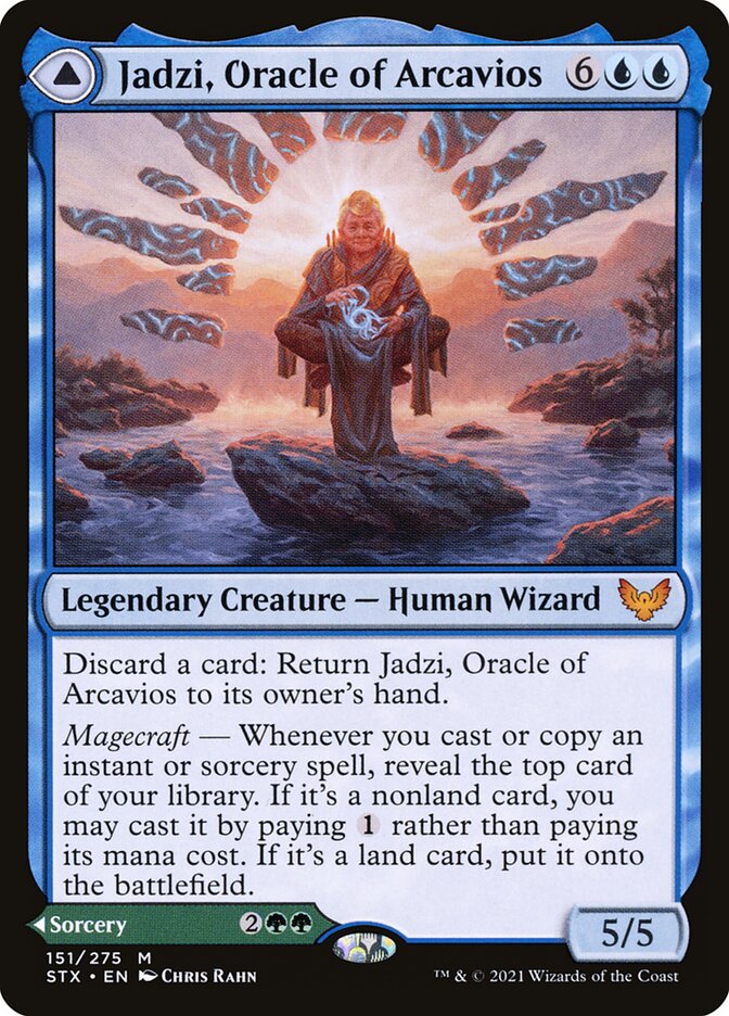 Jadzi, Oracle of Arcavios // Journey to the Oracle card image