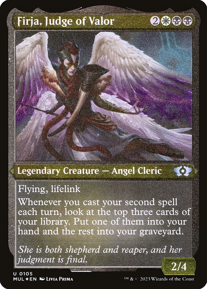 Firja, Judge of Valor card image
