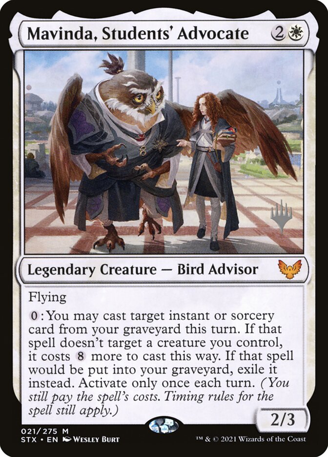 Mavinda, Students' Advocate card image