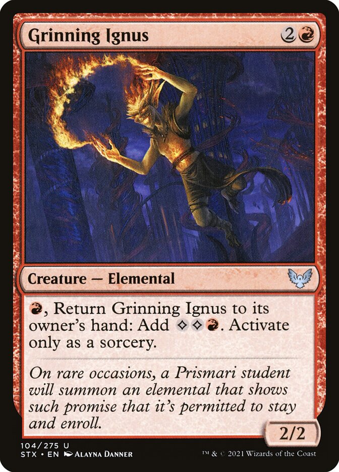 Grinning Ignus card image