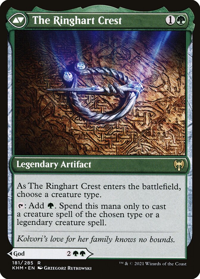 Kolvori, God of Kinship // The Ringhart Crest card image