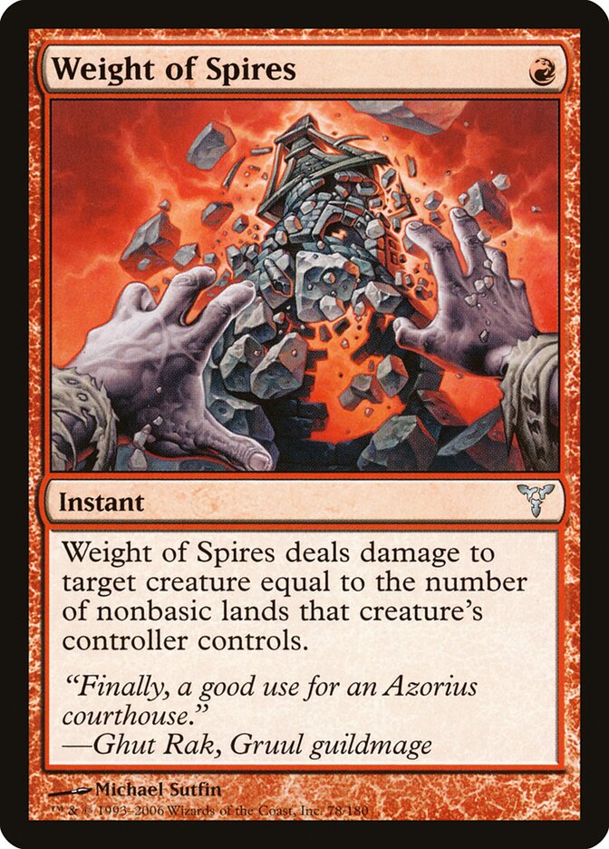 Weight of Spires card image