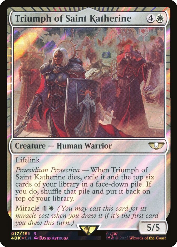 Triumph of Saint Katherine card image