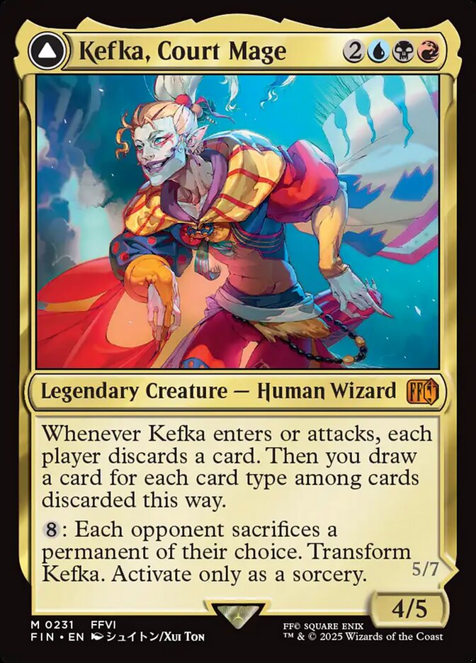 Kefka, Court Mage // Kefka, Ruler of Ruin card image