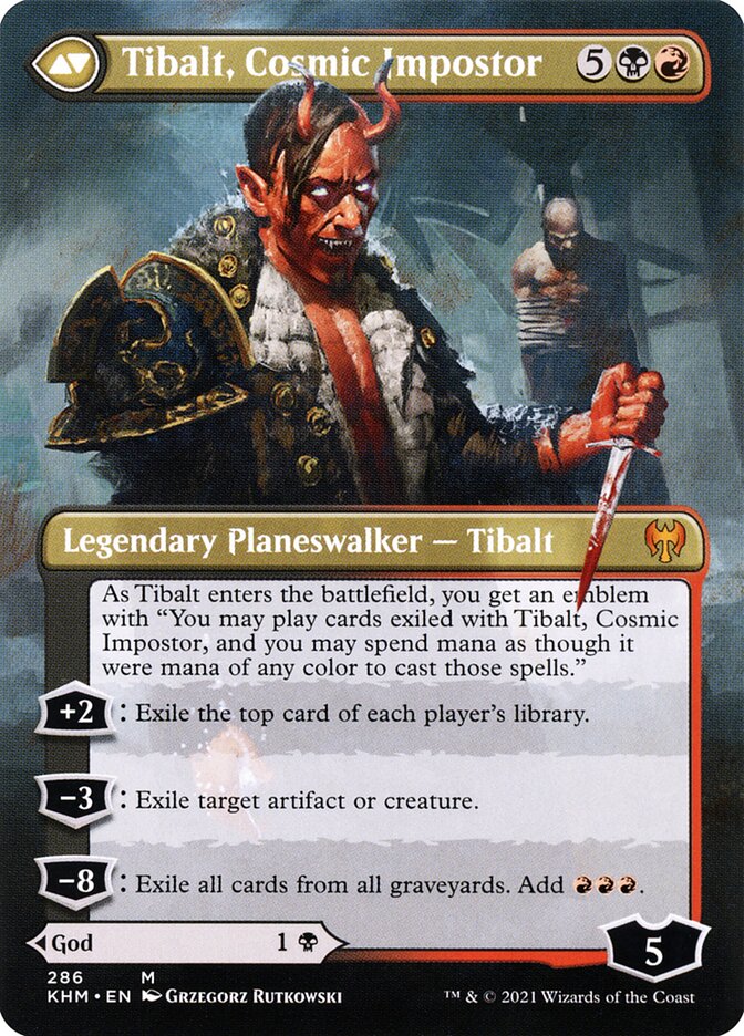 Valki, God of Lies // Tibalt, Cosmic Impostor card image