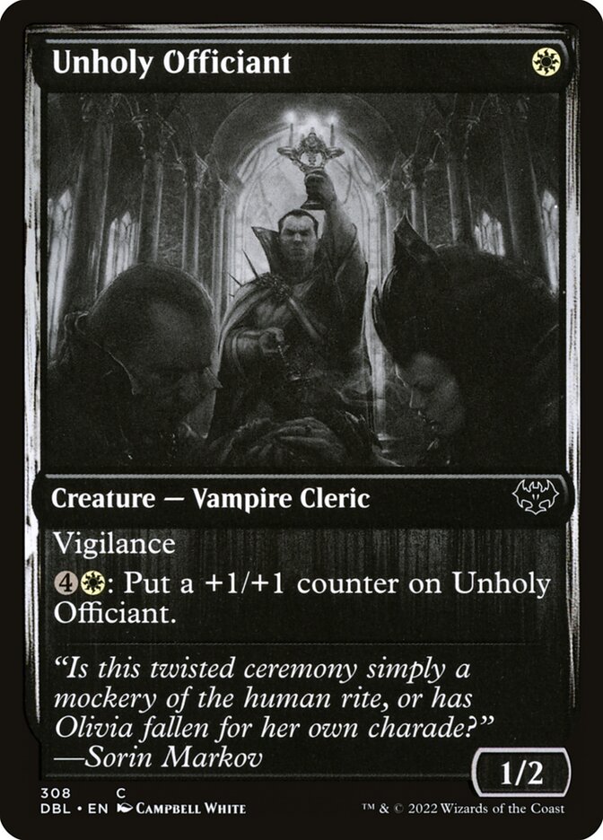 Unholy Officiant card image