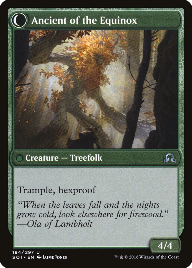 Autumnal Gloom // Ancient of the Equinox card image