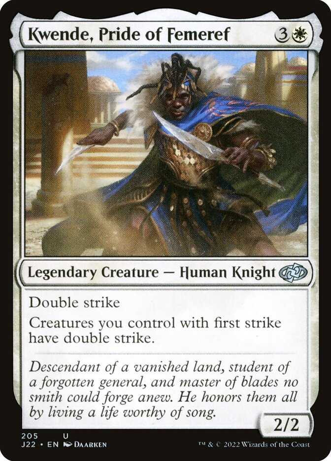 Kwende, Pride of Femeref card image