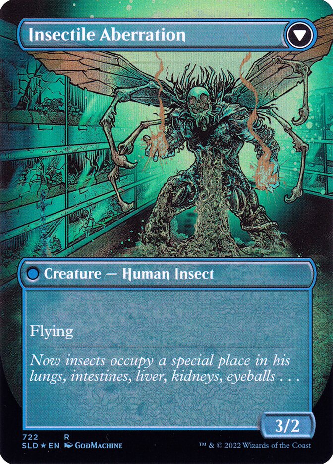 Delver of Secrets // Insectile Aberration card image