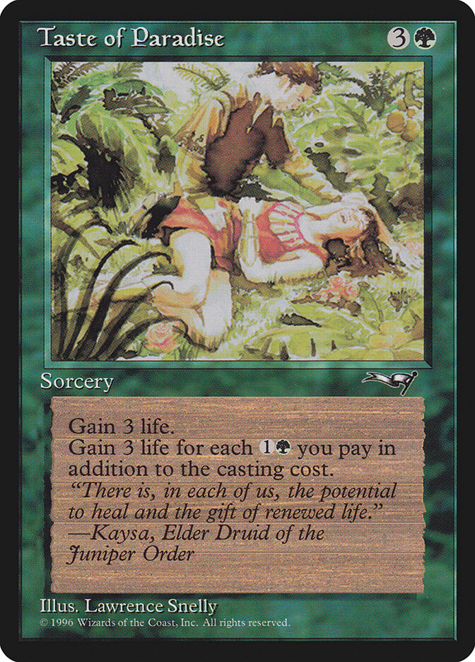 Taste of Paradise card image