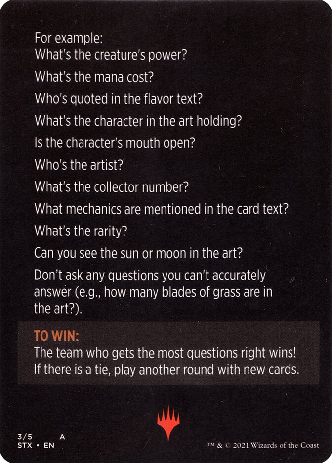 Careful Study (minigame) // Careful Study (cont'd) card image