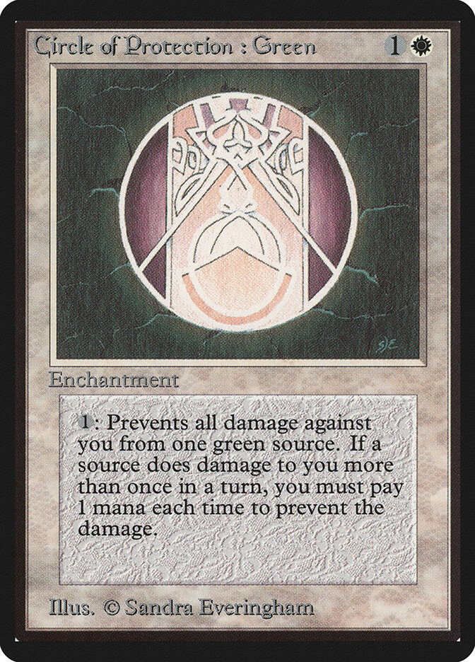 Circle of Protection: Green card image