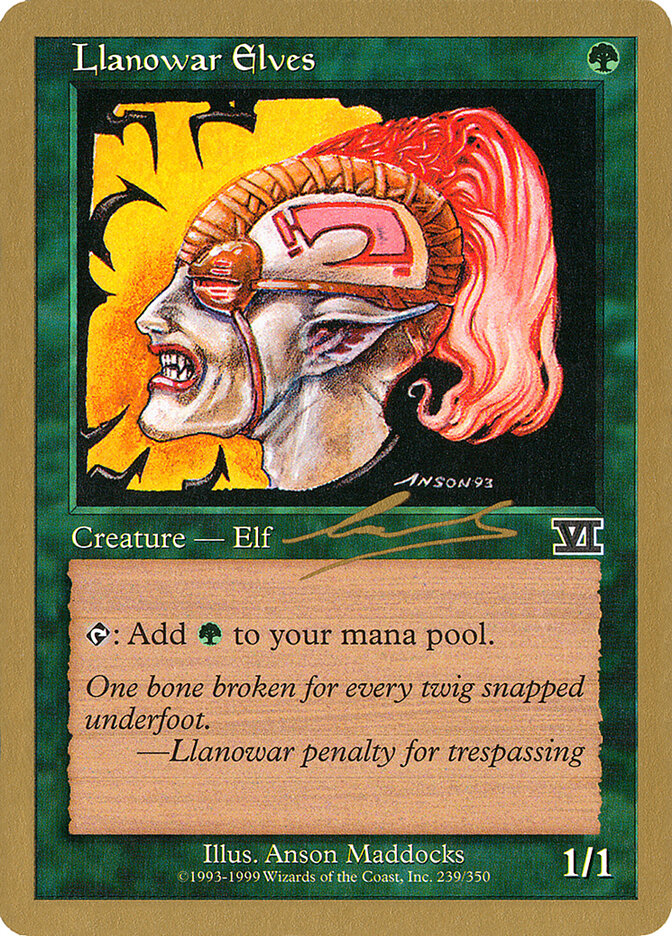 Llanowar Elves card image