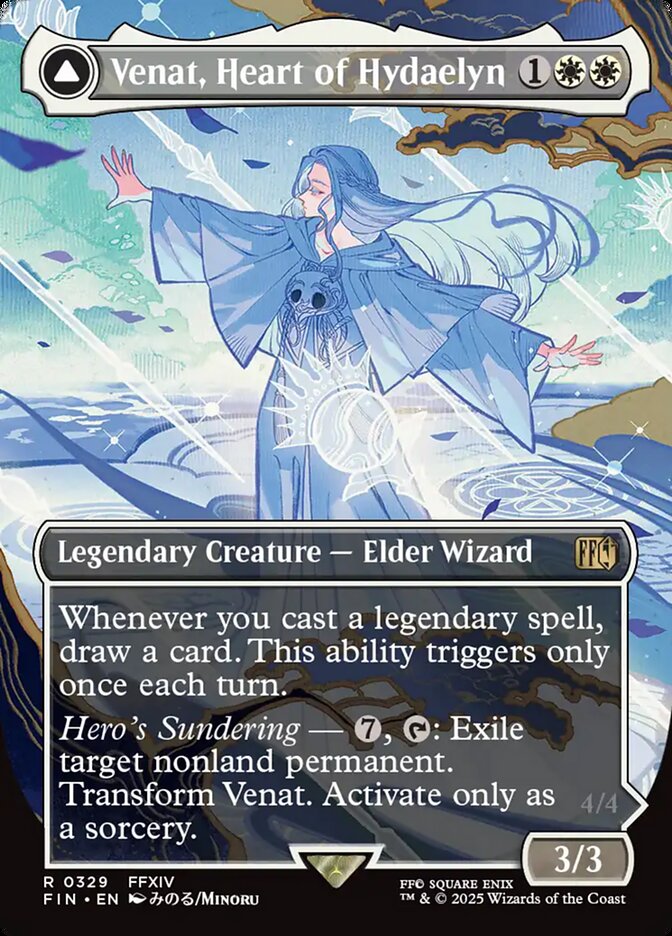 Venat, Heart of Hydaelyn // Hydaelyn, the Mothercrystal card image