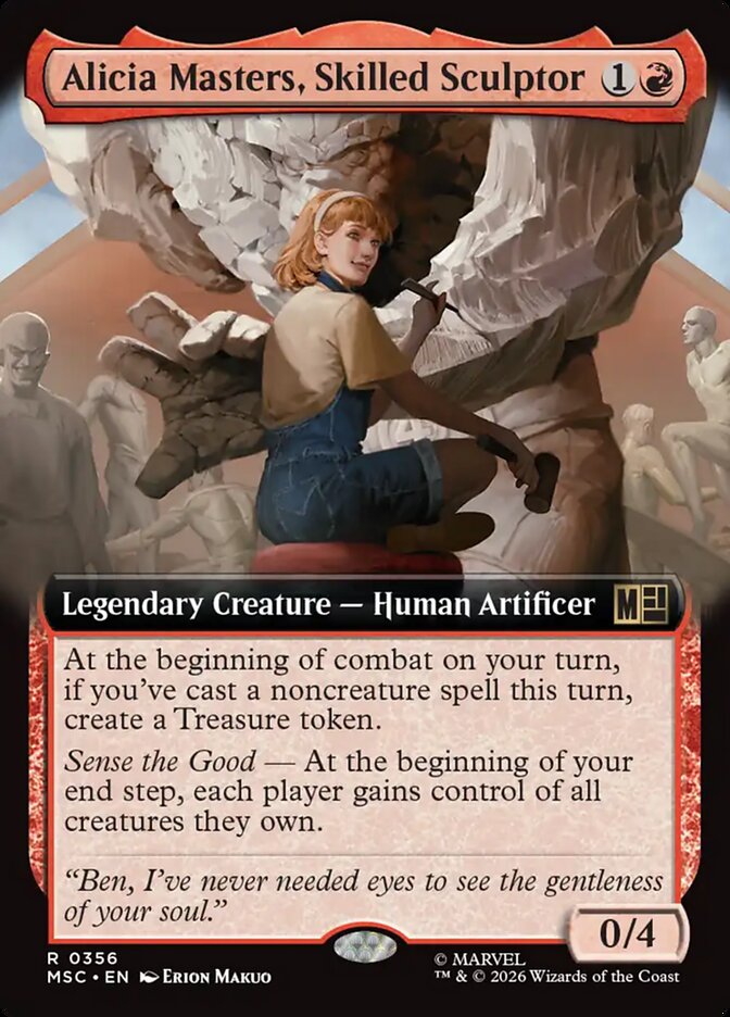 Alicia Masters, Skilled Sculptor card image