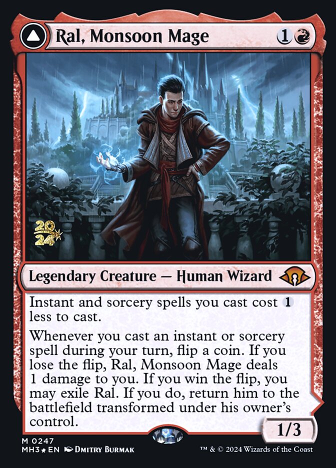 Ral, Monsoon Mage // Ral, Leyline Prodigy card image