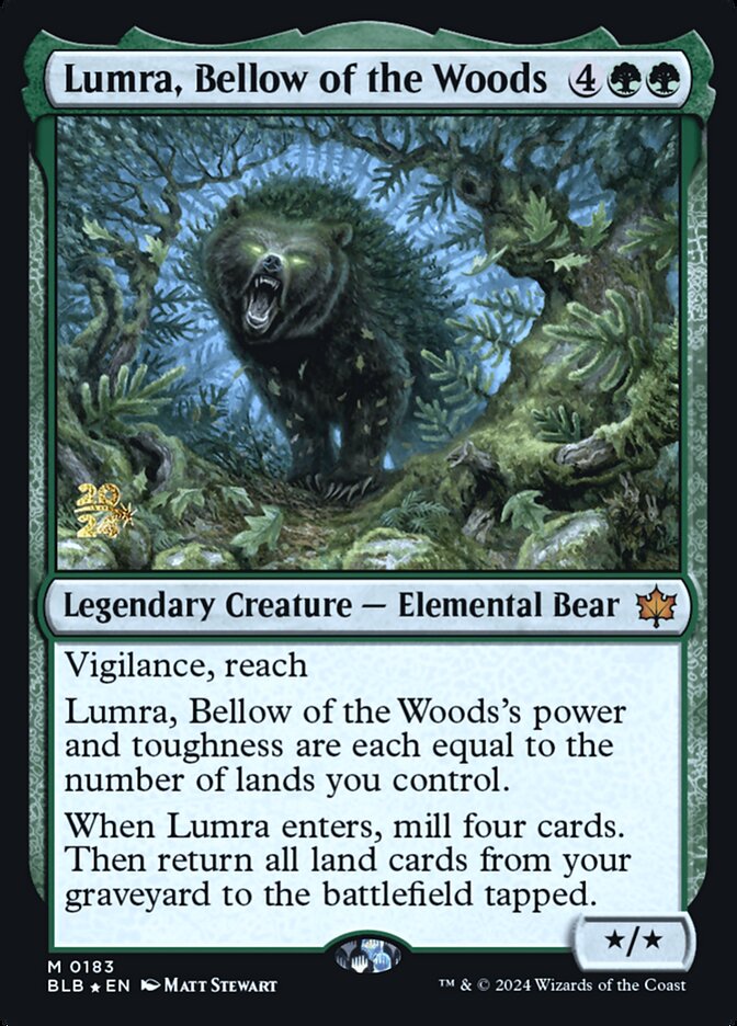 Lumra, Bellow of the Woods card image