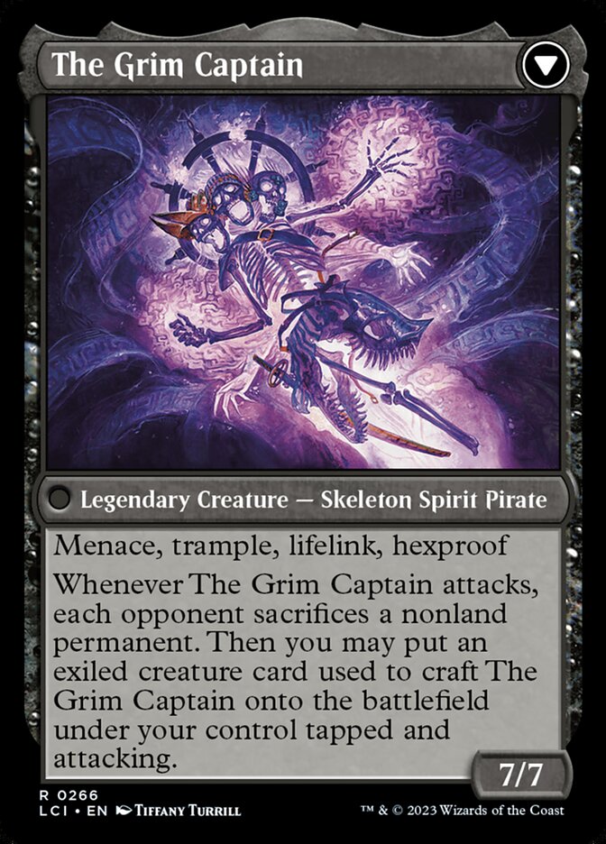 Throne of the Grim Captain // The Grim Captain card image