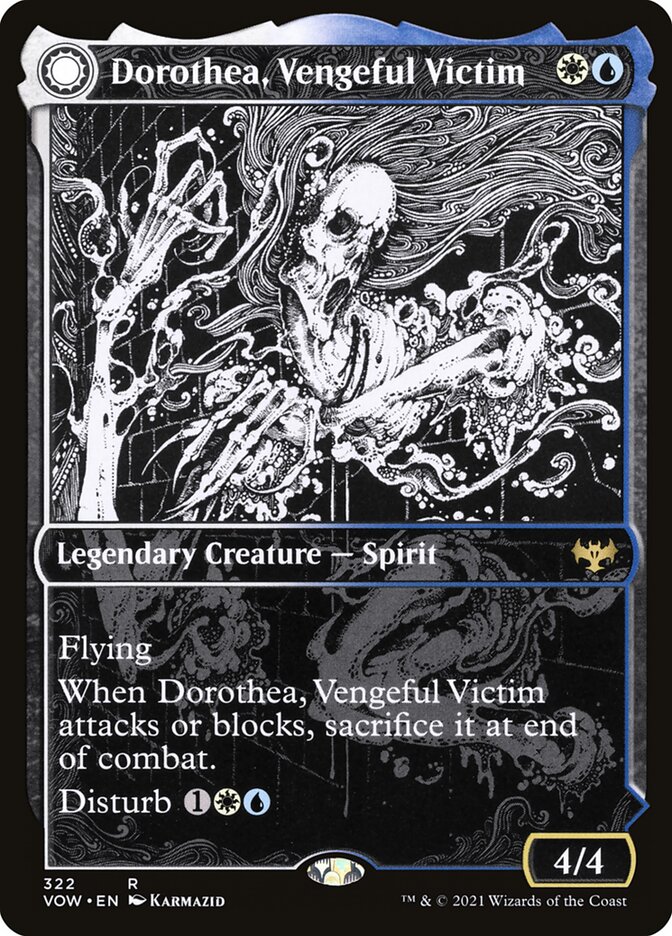 Dorothea, Vengeful Victim // Dorothea's Retribution card image