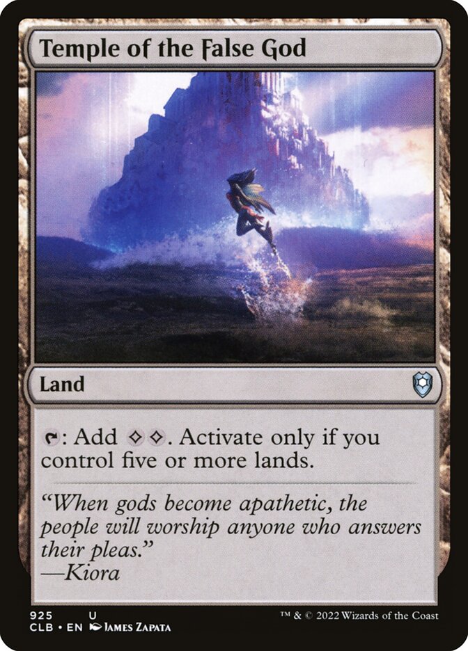 Temple of the False God card image