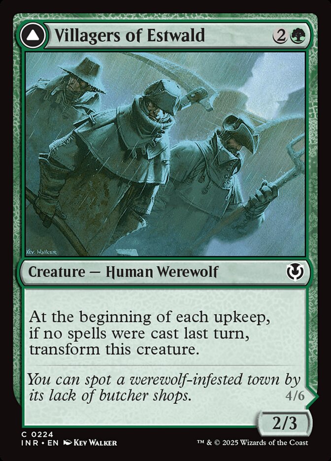 Villagers of Estwald // Howlpack of Estwald card image